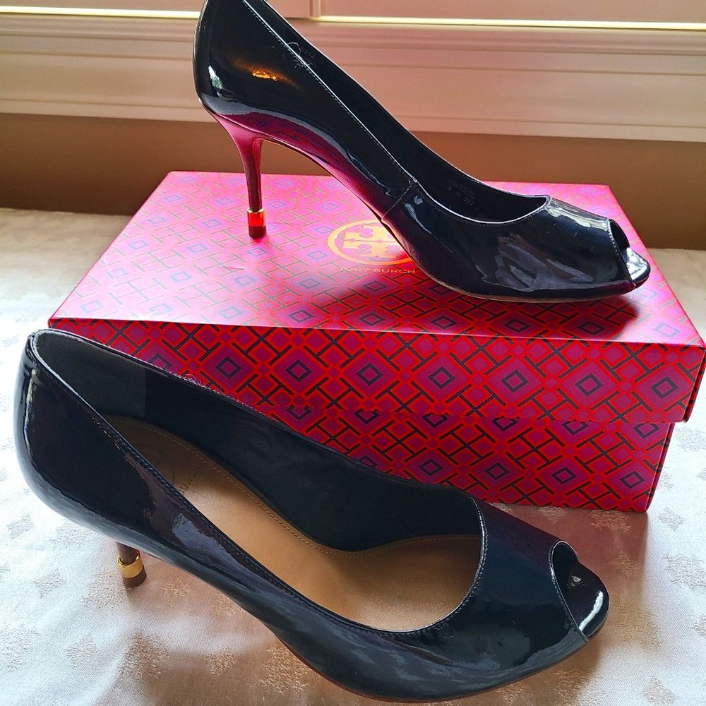 Tory Burch Paten Leather Pumps